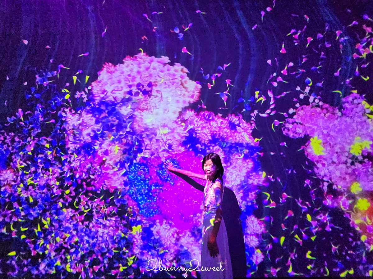 沖繩【沖繩 teamLab 未來園】沉浸式光影藝術親子樂園、雨天也能玩的室內景點 @兔兒毛毛姊妹花
