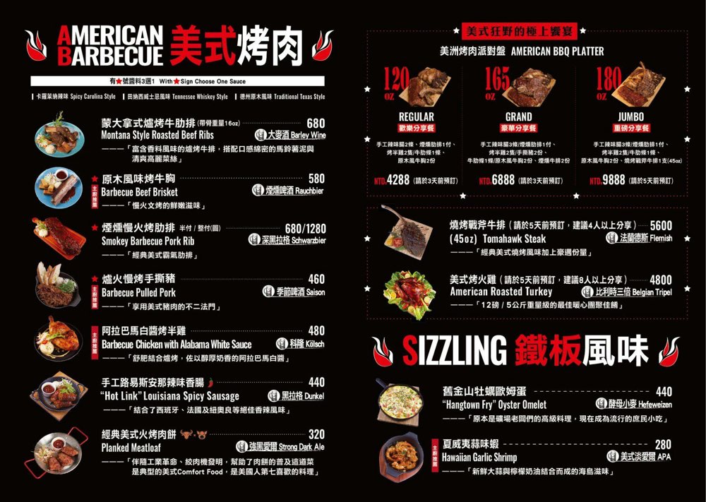 【ABV 美式餐酒館 台北敦化店】精釀啤酒 X 美式料理｜六道餐點六款啤酒完美搭配食記 @兔兒毛毛姊妹花