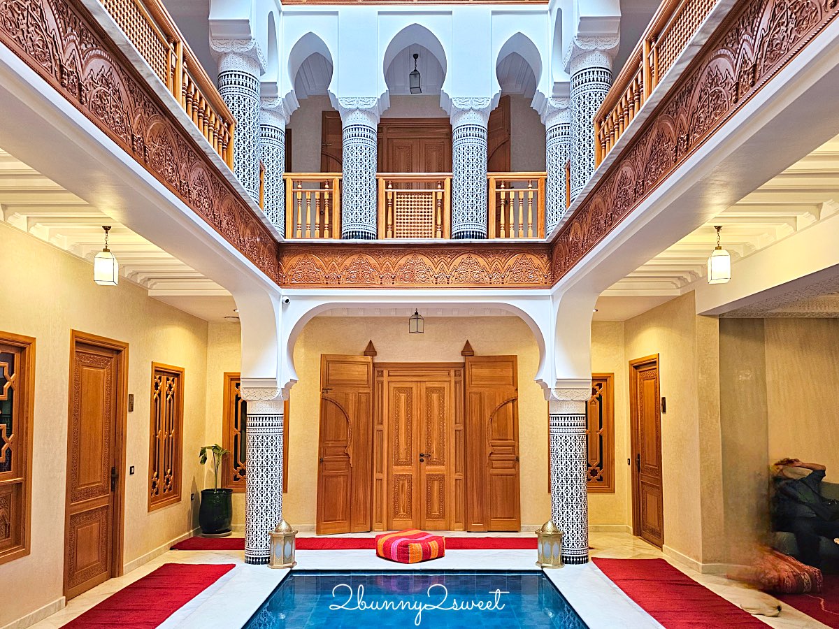 摩洛哥【Riad Atlas Palace &#038; Spa】開箱：馬拉克什老城中心的摩洛哥庭院式旅宿奢華體驗 @兔兒毛毛姊妹花
