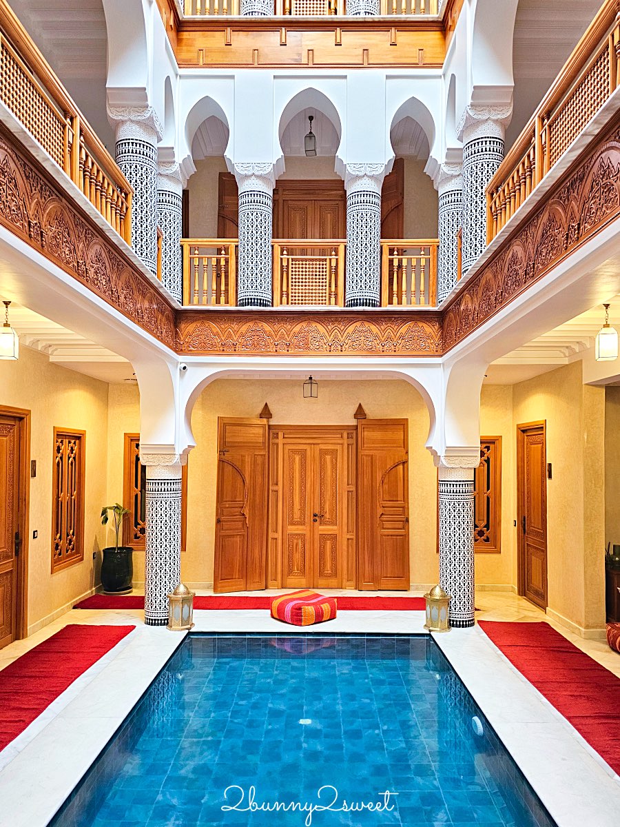 摩洛哥【Riad Atlas Palace &#038; Spa】開箱：馬拉克什老城中心的摩洛哥庭院式旅宿奢華體驗 @兔兒毛毛姊妹花