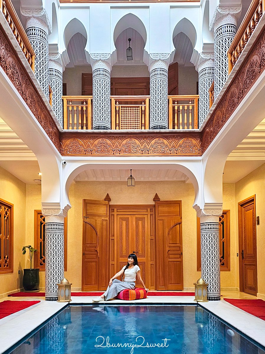 摩洛哥【Riad Atlas Palace &#038; Spa】開箱：馬拉克什老城中心的摩洛哥庭院式旅宿奢華體驗 @兔兒毛毛姊妹花