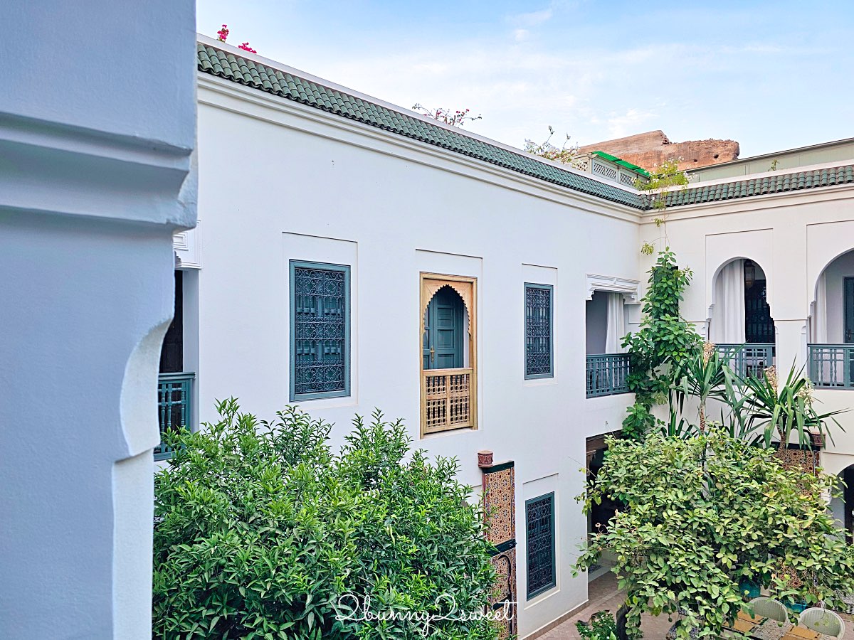 摩洛哥【Riad Les Remparts de La Kasbah】馬拉喀什老城區絕美花園傳統庭院旅館開箱 @兔兒毛毛姊妹花