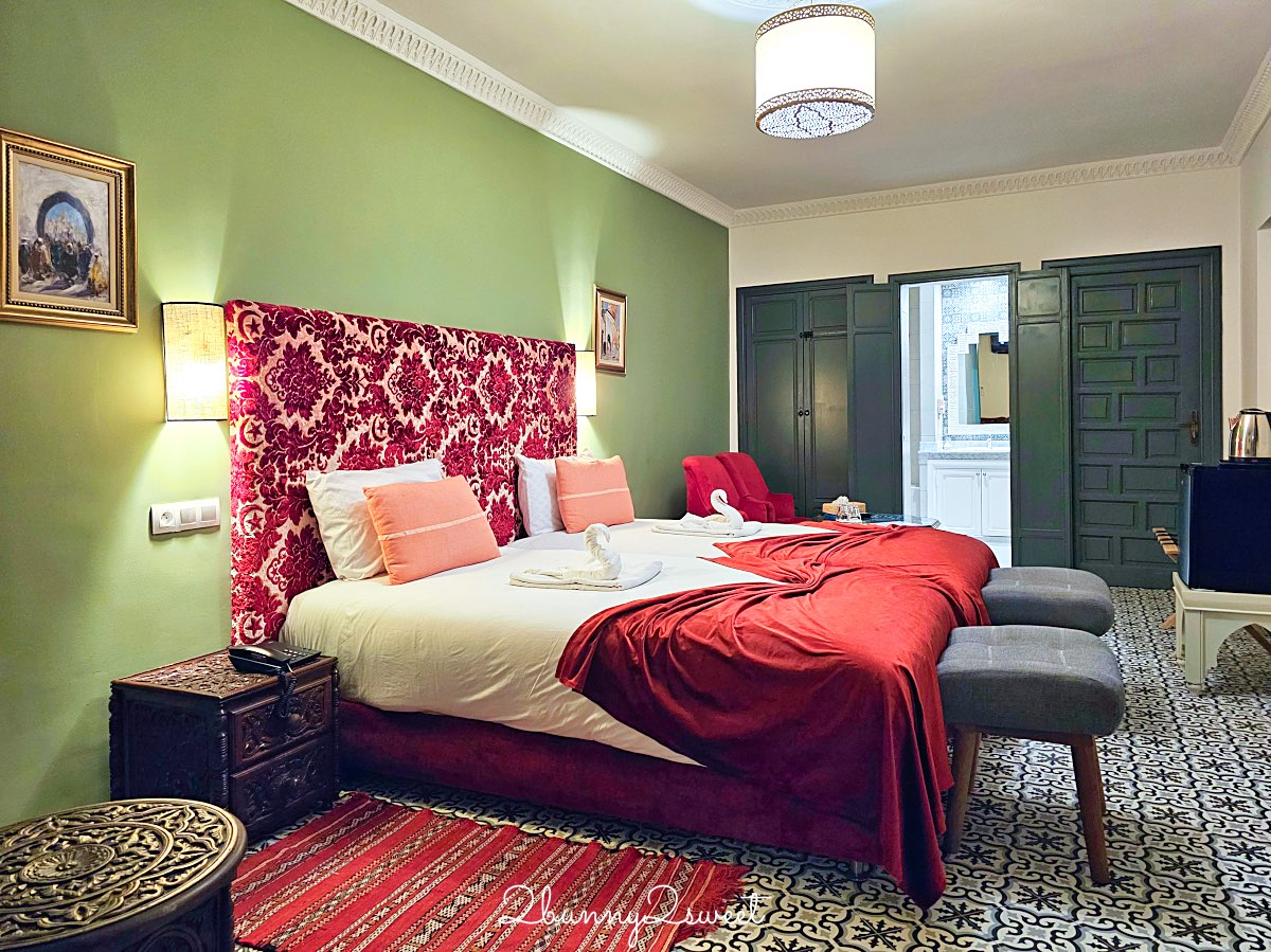 摩洛哥【Riad Les Remparts de La Kasbah】馬拉喀什老城區絕美花園傳統庭院旅館開箱 @兔兒毛毛姊妹花