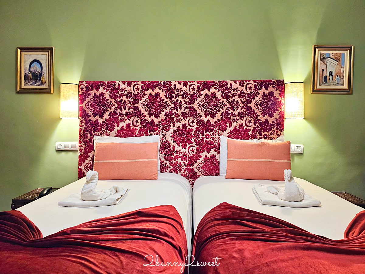 摩洛哥【Riad Les Remparts de La Kasbah】馬拉喀什老城區絕美花園傳統庭院旅館開箱 @兔兒毛毛姊妹花