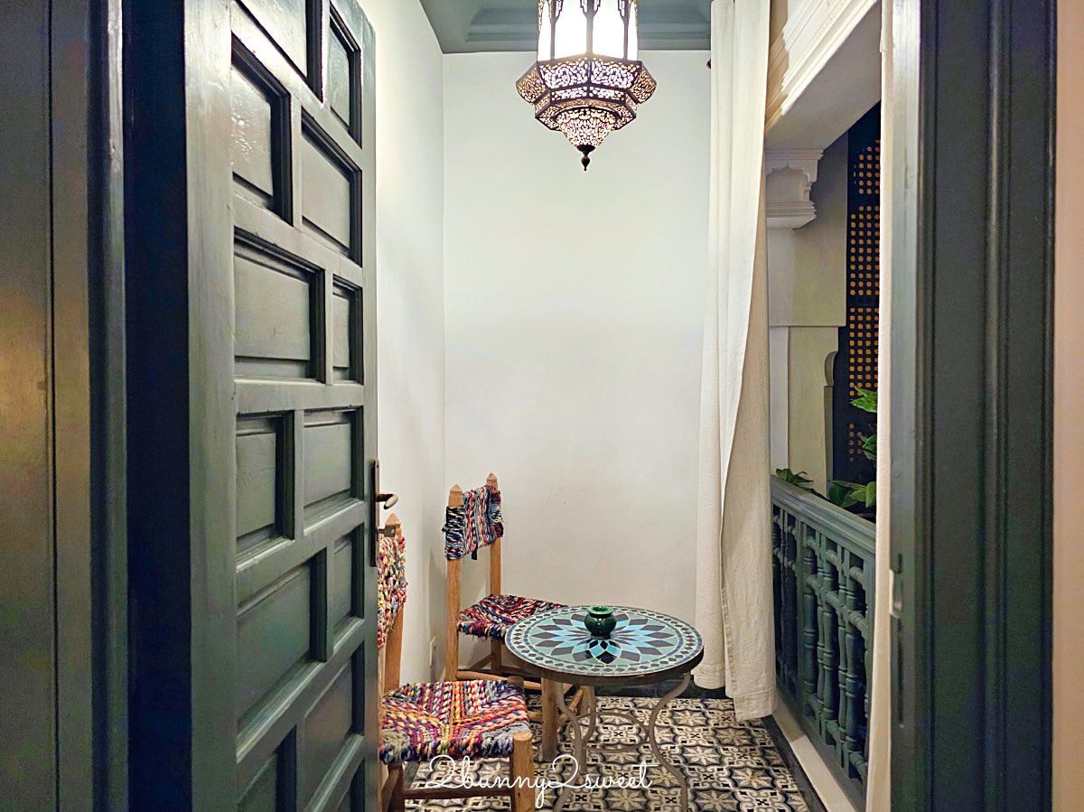 摩洛哥【Riad Les Remparts de La Kasbah】馬拉喀什老城區絕美花園傳統庭院旅館開箱 @兔兒毛毛姊妹花