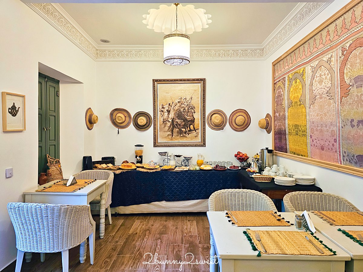 摩洛哥【Riad Les Remparts de La Kasbah】馬拉喀什老城區絕美花園傳統庭院旅館開箱 @兔兒毛毛姊妹花
