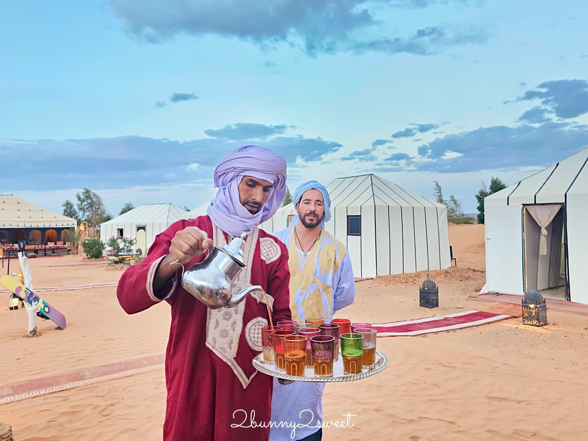 摩洛哥【撒哈拉魔力奢華沙漠營區 Sahara magic Luxury Tent】獨立衛浴、冷暖氣豪華沙漠帳篷開箱 @兔兒毛毛姊妹花