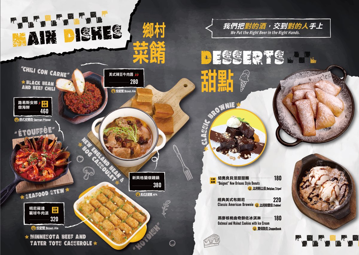 【ABV 美式餐酒館 台北敦化店】精釀啤酒 X 美式料理｜六道餐點六款啤酒完美搭配食記 @兔兒毛毛姊妹花