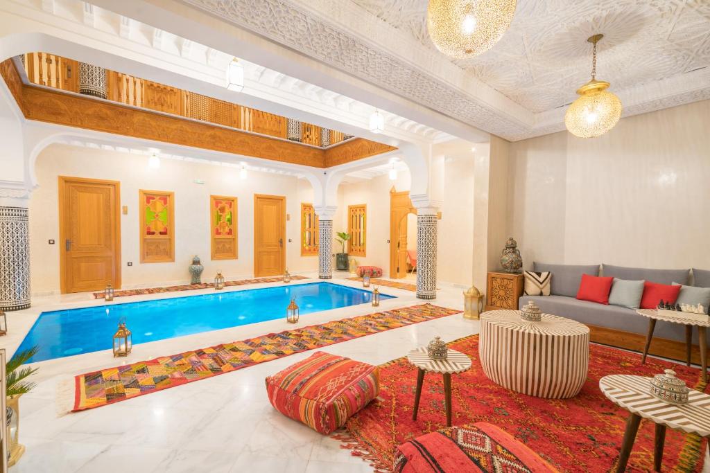 摩洛哥【Riad Atlas Palace &#038; Spa】開箱：馬拉克什老城中心的摩洛哥庭院式旅宿奢華體驗 @兔兒毛毛姊妹花