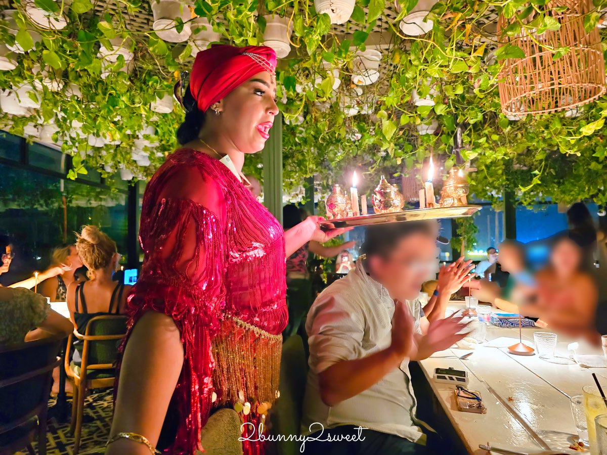 馬拉喀什美食【Le Salama Moroccan Soul Food】摩洛哥靈魂料理、現場舞蹈秀、城景夜色饗宴 @兔兒毛毛姊妹花