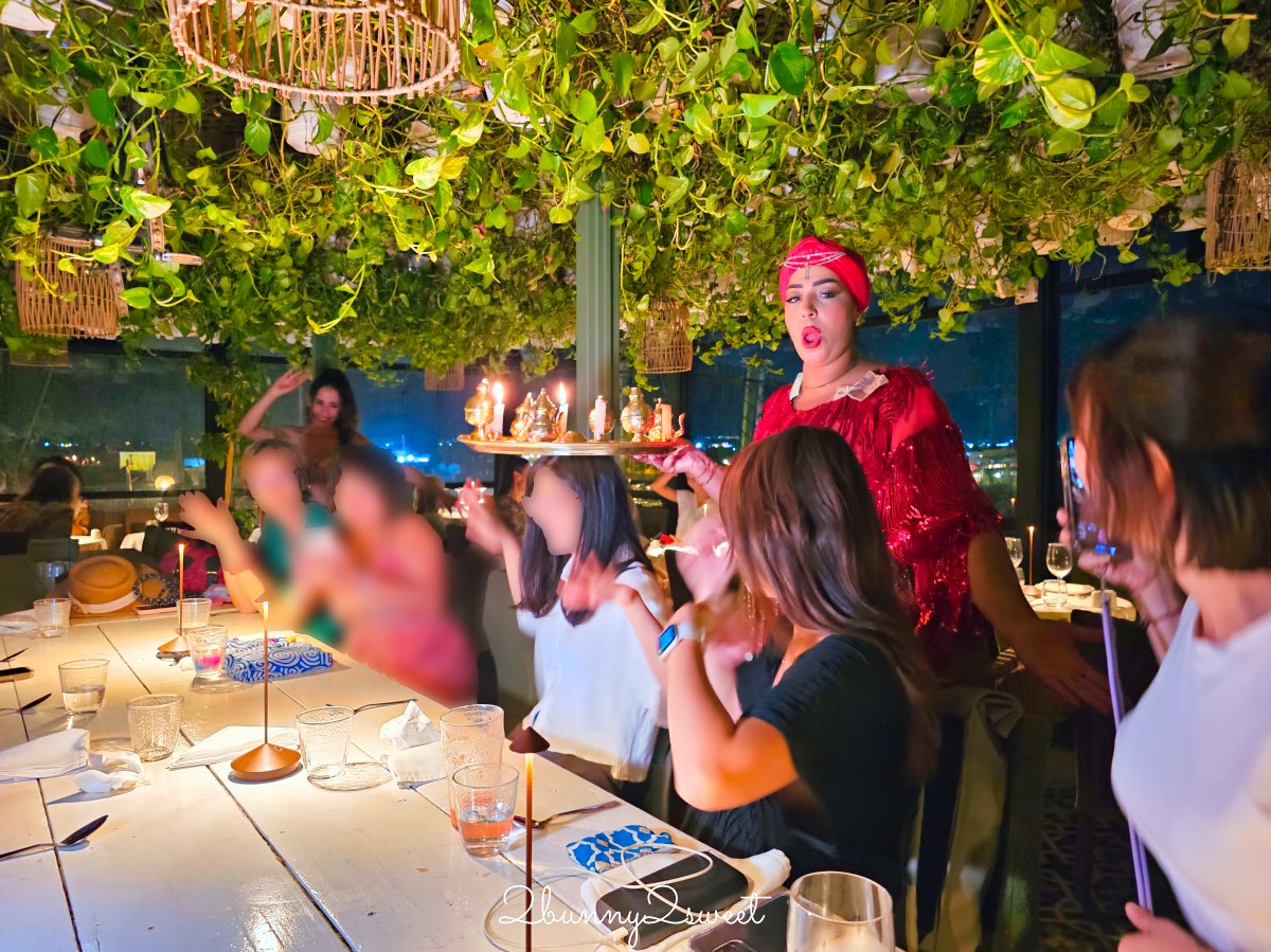 馬拉喀什美食【Le Salama Moroccan Soul Food】摩洛哥靈魂料理、現場舞蹈秀、城景夜色饗宴 @兔兒毛毛姊妹花