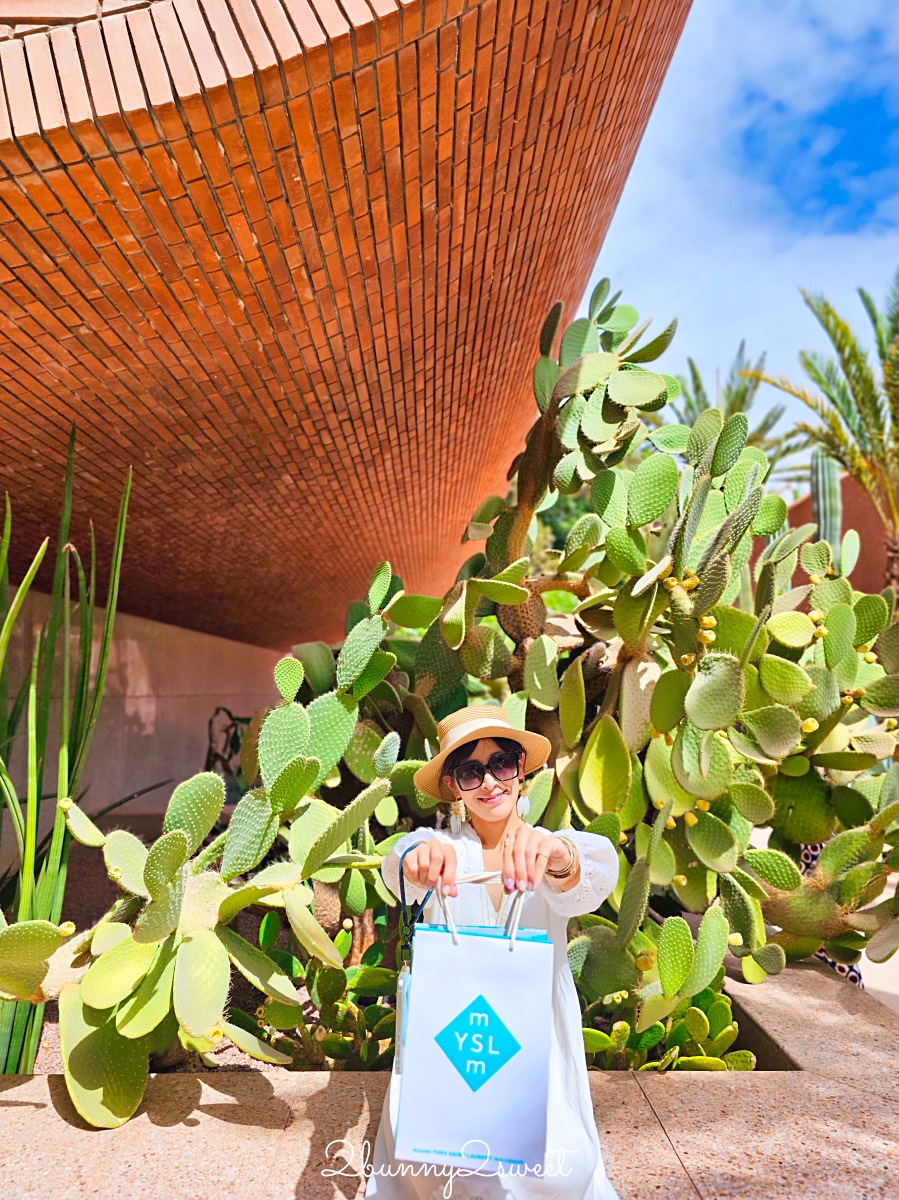 摩洛哥馬拉喀什必訪藍色花園【馬若雷勒花園 Jardin Majorelle】、時尚殿堂【YSL博物館】 @兔兒毛毛姊妹花