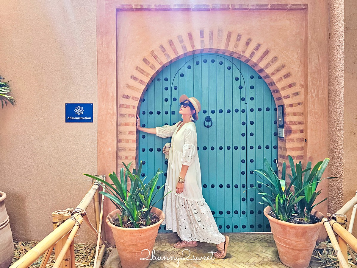 摩洛哥馬拉喀什必訪藍色花園【馬若雷勒花園 Jardin Majorelle】、時尚殿堂【YSL博物館】 @兔兒毛毛姊妹花