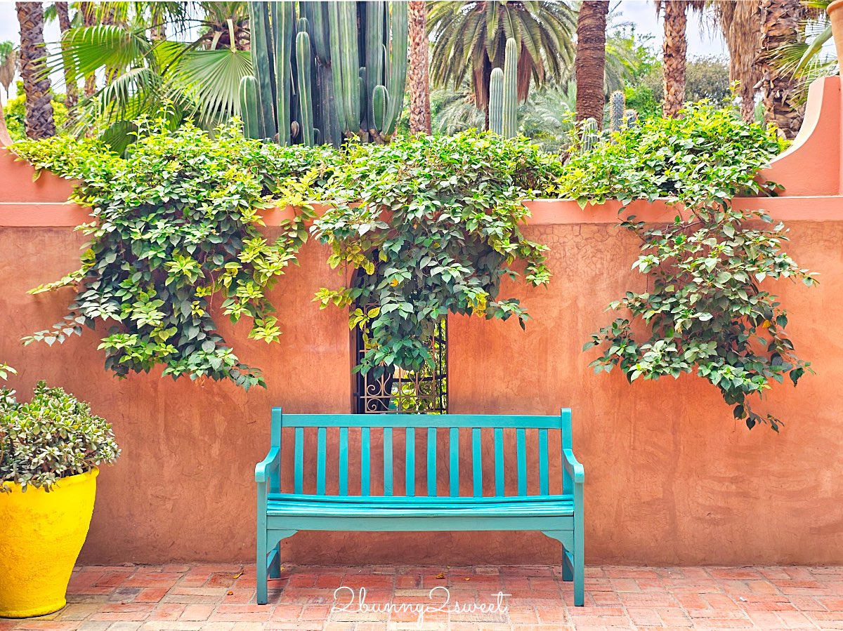 摩洛哥馬拉喀什必訪藍色花園【馬若雷勒花園 Jardin Majorelle】、時尚殿堂【YSL博物館】 @兔兒毛毛姊妹花