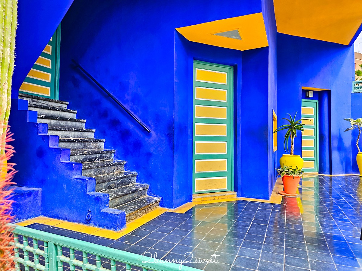 摩洛哥馬拉喀什必訪藍色花園【馬若雷勒花園 Jardin Majorelle】、時尚殿堂【YSL博物館】 @兔兒毛毛姊妹花
