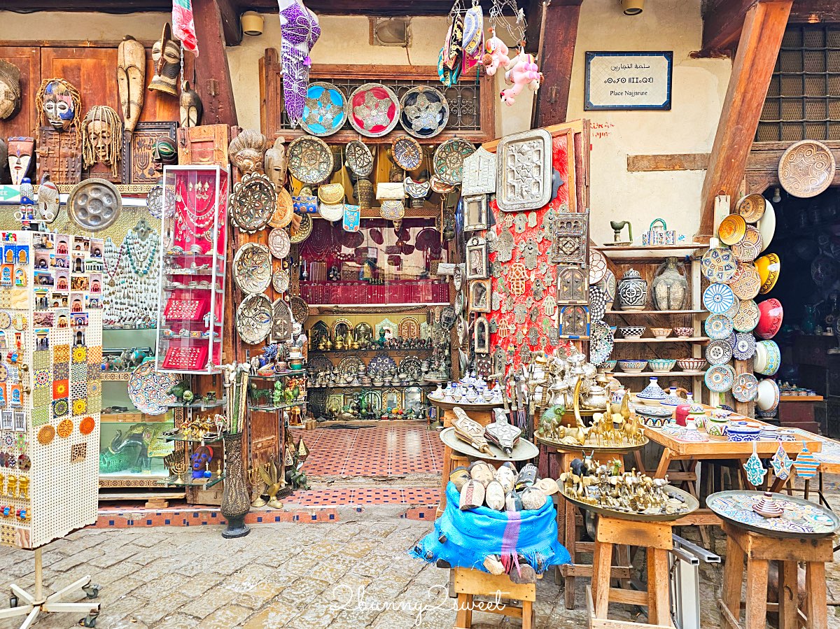 摩洛哥【菲斯景點】一日遊攻略：老城迷宮、皮革染坊、藍門與千年古城散步地圖 @兔兒毛毛姊妹花