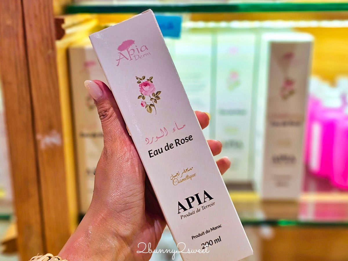 【摩洛哥伴手禮】APIA 必買阿甘油保養品牌＋咖啡餐廳實訪！菲斯往舍夫沙萬途中最舒服休息站 @兔兒毛毛姊妹花