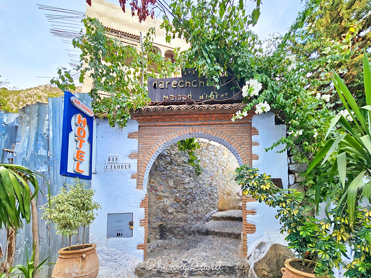 摩洛哥【Dar Echchaouen Maison d&#8217;hôtes &#038; Riad】舍夫沙萬藍色山城裡最美泳池飯店 @兔兒毛毛姊妹花