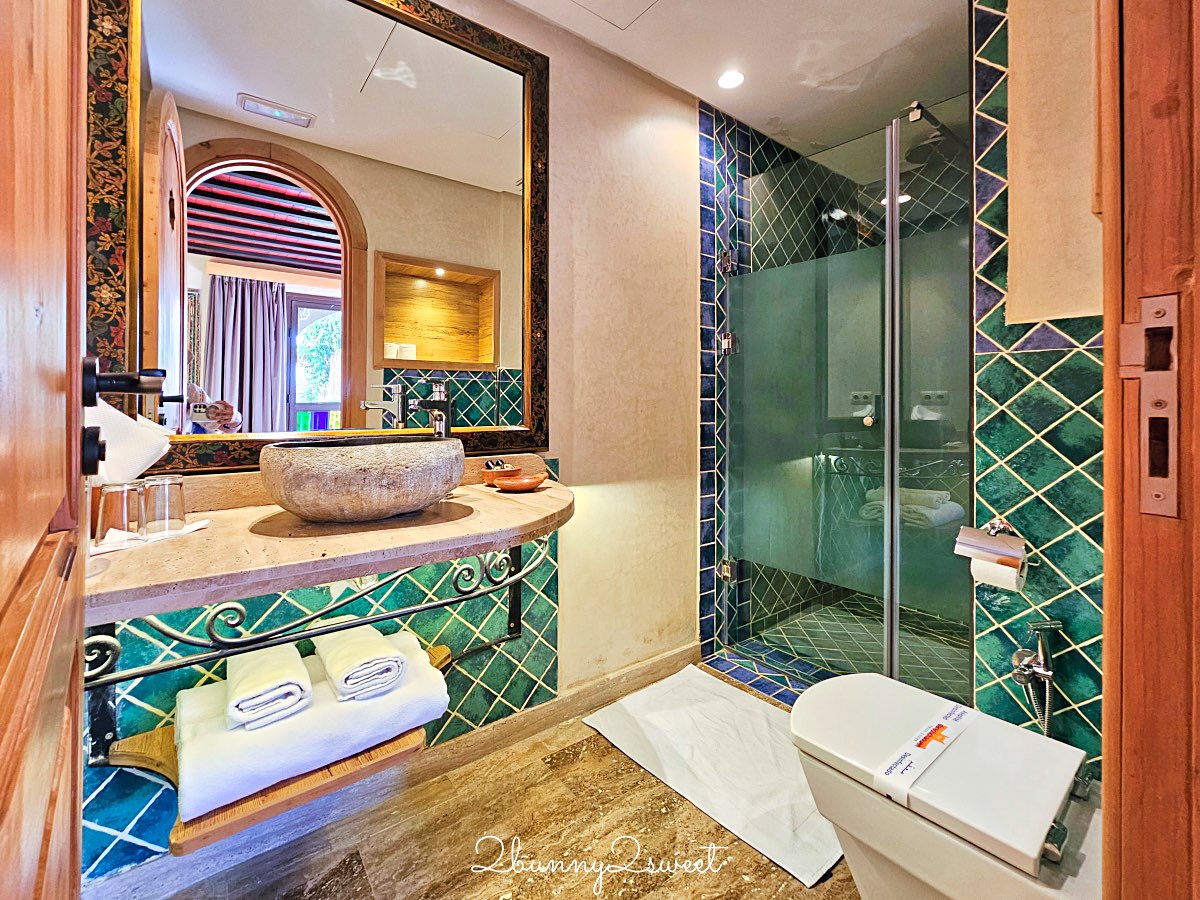 摩洛哥【Dar Echchaouen Maison d&#8217;hôtes &#038; Riad】舍夫沙萬藍色山城裡最美泳池飯店 @兔兒毛毛姊妹花