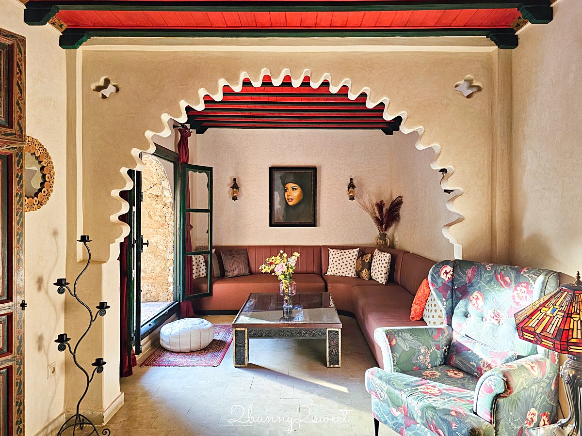 摩洛哥【Dar Echchaouen Maison d&#8217;hôtes &#038; Riad】舍夫沙萬藍色山城裡最美泳池飯店 @兔兒毛毛姊妹花