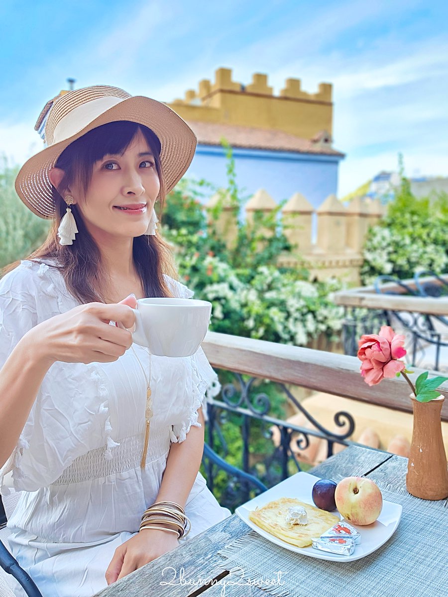 摩洛哥【Dar Echchaouen Maison d&#8217;hôtes &#038; Riad】舍夫沙萬藍色山城裡最美泳池飯店 @兔兒毛毛姊妹花