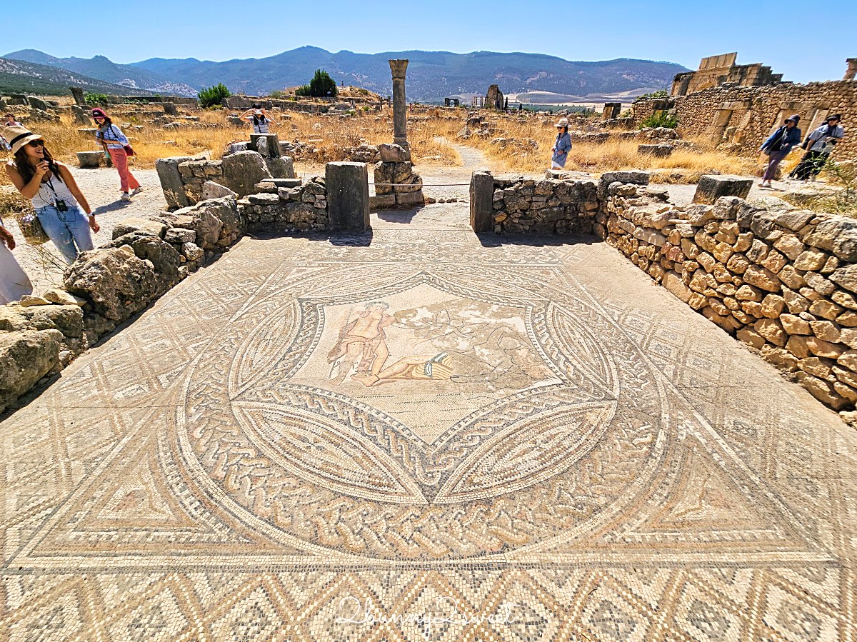 摩洛哥千年古城奇蹟！【瓦魯比利斯 Volubilis】世界遺產羅馬古城遺跡全攻略 @兔兒毛毛姊妹花