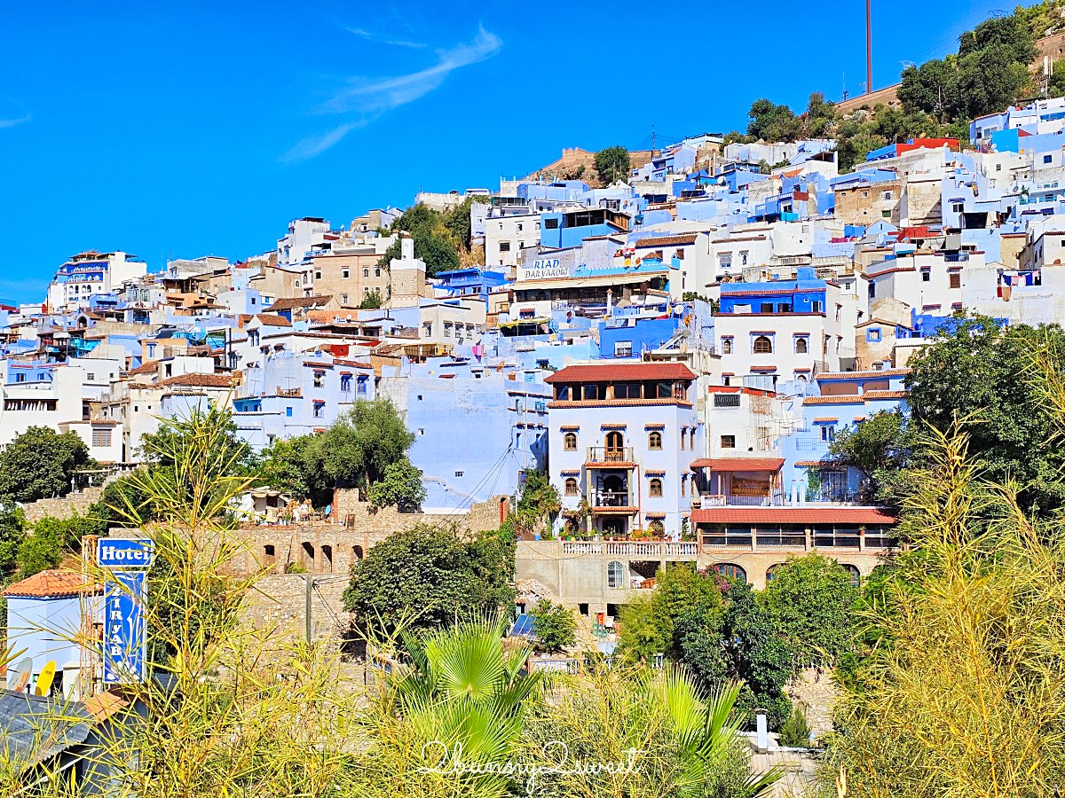 摩洛哥【舍夫沙萬 Chefchaouen】世界最夢幻藍色山城，必拍打卡點、必買伴手禮全攻略 @兔兒毛毛姊妹花