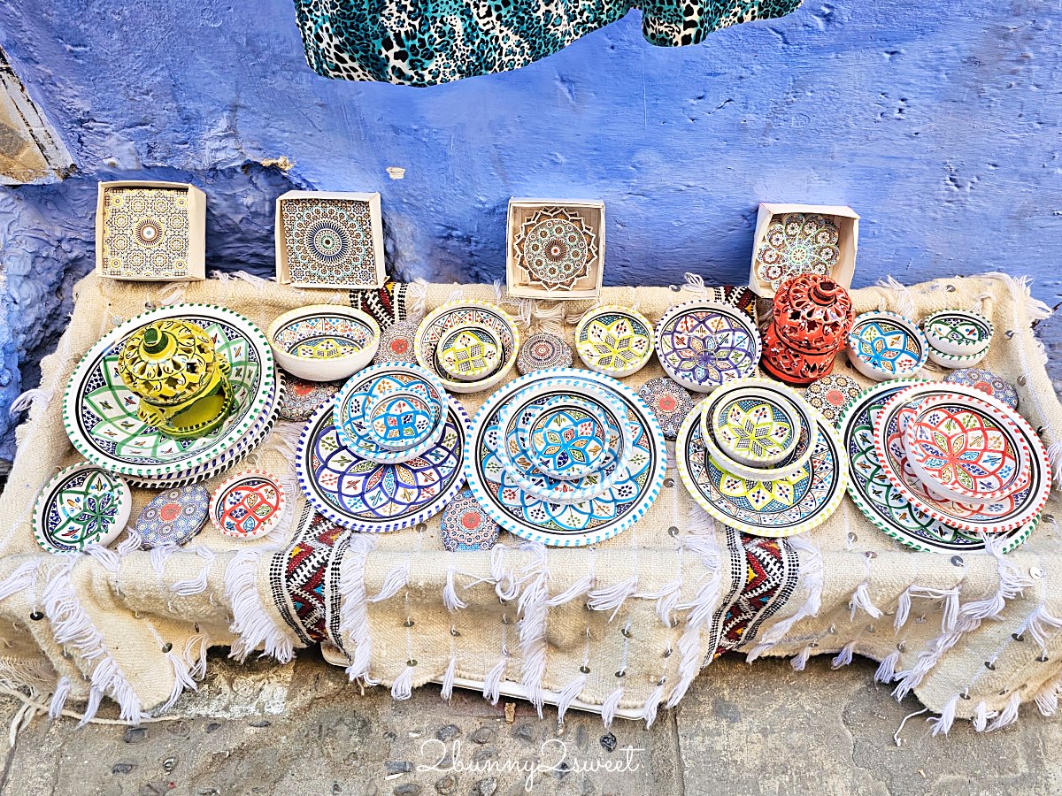 摩洛哥【舍夫沙萬 Chefchaouen】世界最夢幻藍色山城，必拍打卡點、必買伴手禮全攻略 @兔兒毛毛姊妹花