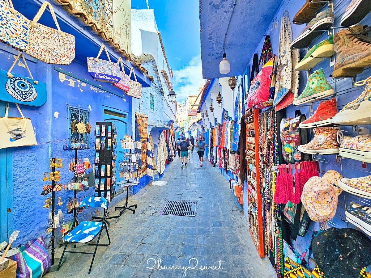 摩洛哥【舍夫沙萬 Chefchaouen】世界最夢幻藍色山城，必拍打卡點、必買伴手禮全攻略 @兔兒毛毛姊妹花