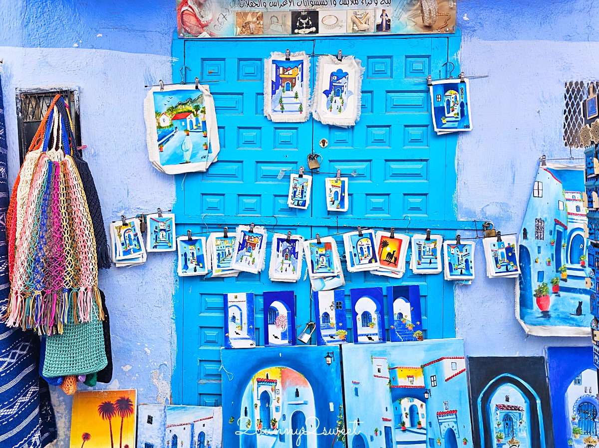 摩洛哥【舍夫沙萬 Chefchaouen】世界最夢幻藍色山城，必拍打卡點、必買伴手禮全攻略 @兔兒毛毛姊妹花