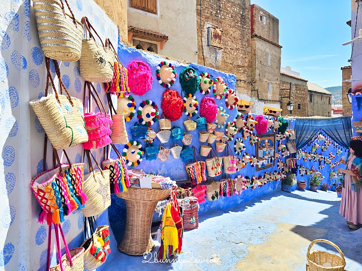 摩洛哥【舍夫沙萬 Chefchaouen】世界最夢幻藍色山城，必拍打卡點、必買伴手禮全攻略 @兔兒毛毛姊妹花