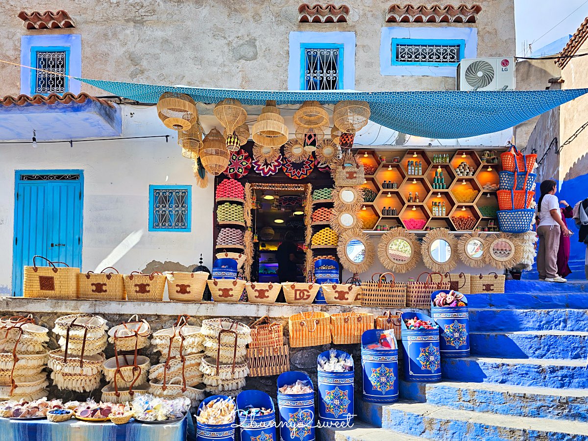 摩洛哥【舍夫沙萬 Chefchaouen】世界最夢幻藍色山城，必拍打卡點、必買伴手禮全攻略 @兔兒毛毛姊妹花