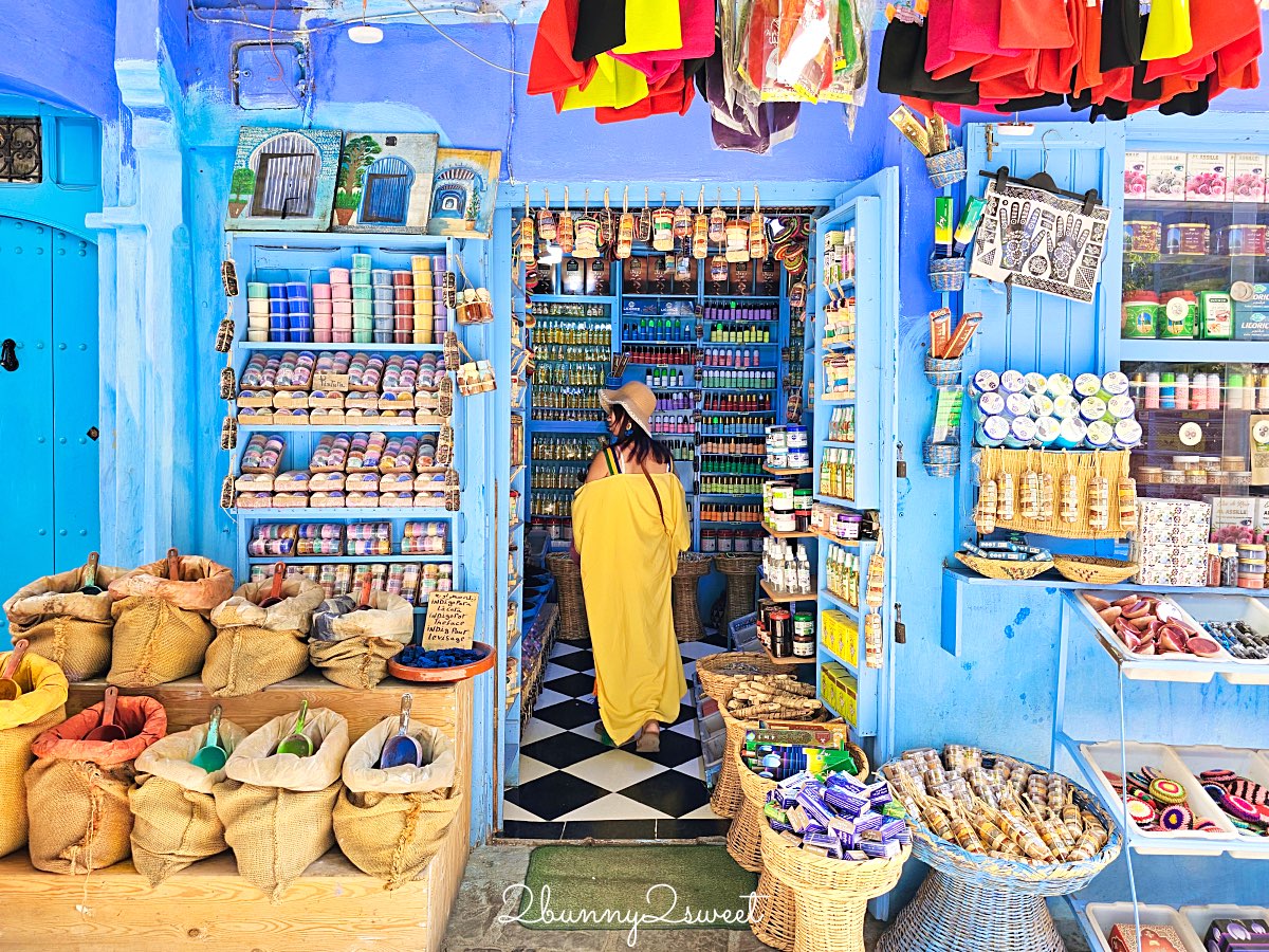摩洛哥【舍夫沙萬 Chefchaouen】世界最夢幻藍色山城，必拍打卡點、必買伴手禮全攻略 @兔兒毛毛姊妹花