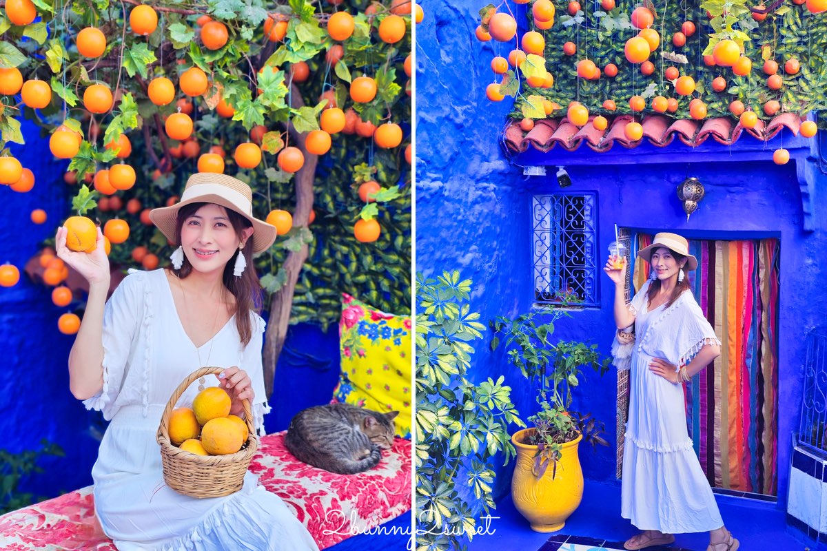 摩洛哥【舍夫沙萬 Chefchaouen】世界最夢幻藍色山城，必拍打卡點、必買伴手禮全攻略 @兔兒毛毛姊妹花