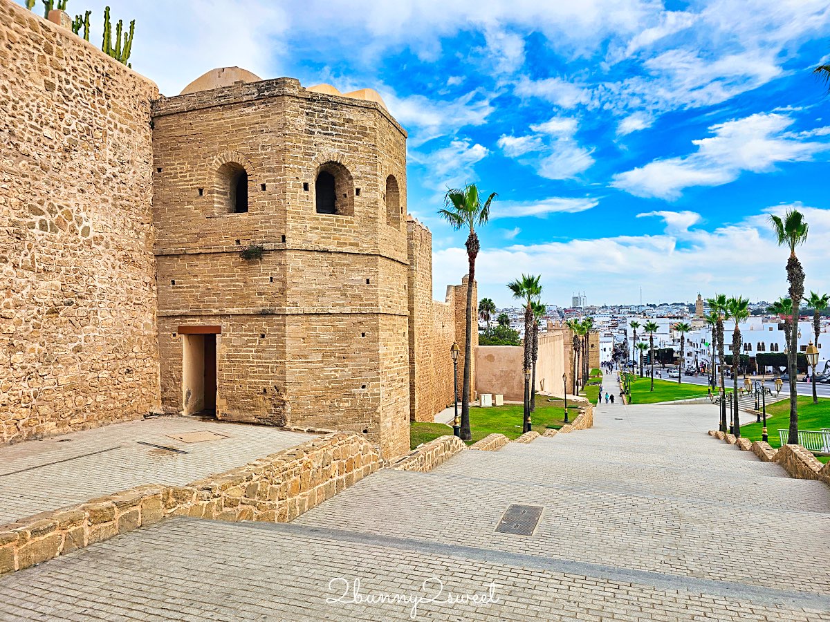 摩洛哥【拉巴特Rabat】首都一日遊必訪景點：哈桑塔、穆罕默德五世陵墓、烏達雅城堡@兔兒毛毛姊妹花