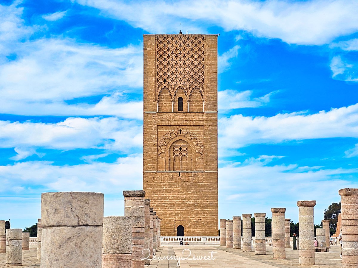 摩洛哥【拉巴特 Rabat】首都一日遊必訪景點：哈桑塔、穆罕默德五世陵墓、烏達雅城堡 @兔兒毛毛姊妹花