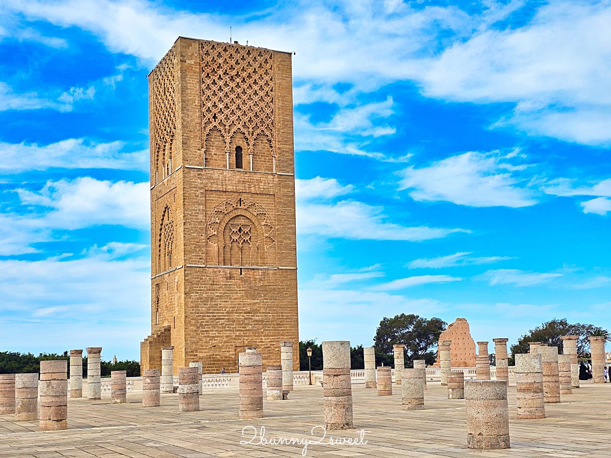 摩洛哥【拉巴特 Rabat】首都一日遊必訪景點：哈桑塔、穆罕默德五世陵墓、烏達雅城堡 @兔兒毛毛姊妹花