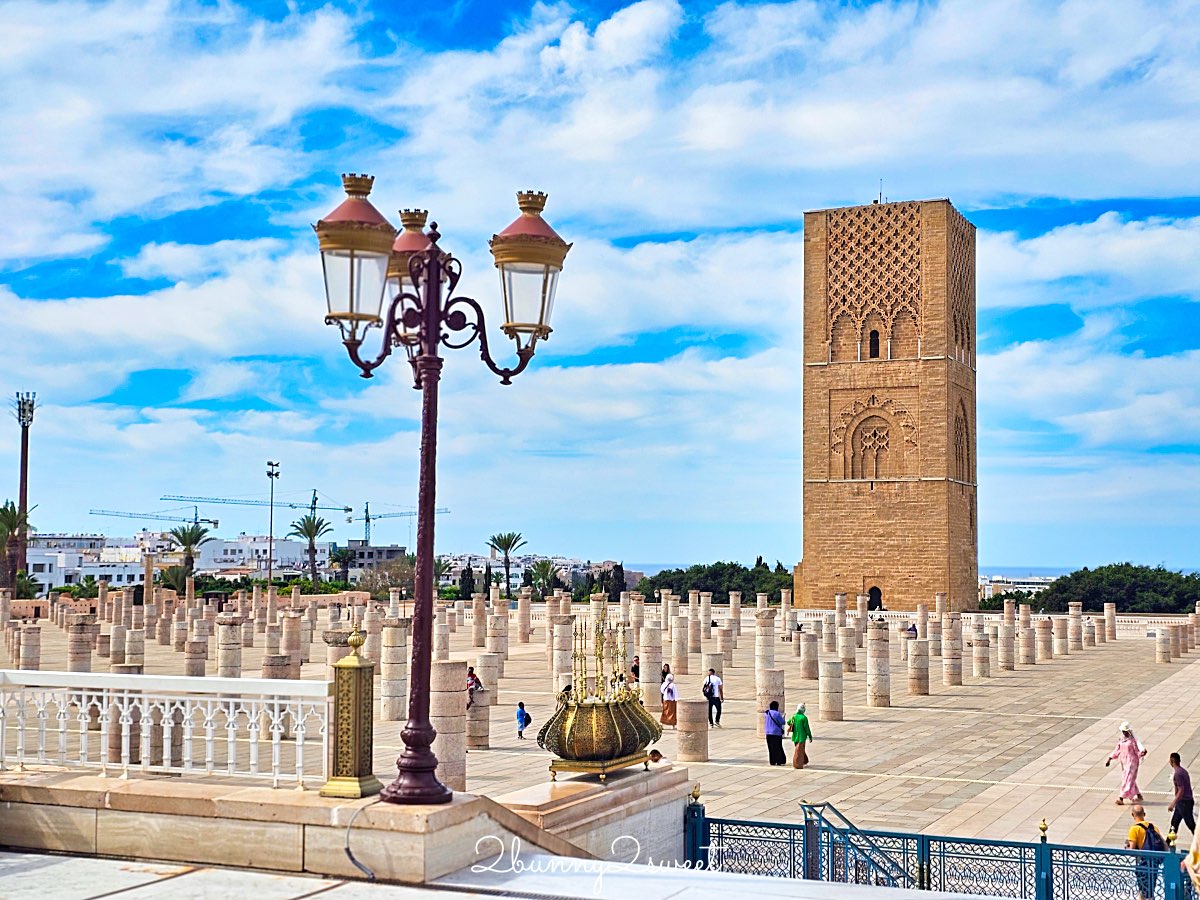 摩洛哥【拉巴特 Rabat】首都一日遊必訪景點：哈桑塔、穆罕默德五世陵墓、烏達雅城堡 @兔兒毛毛姊妹花