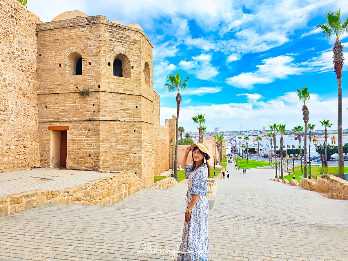摩洛哥【拉巴特 Rabat】首都一日遊必訪景點：哈桑塔、穆罕默德五世陵墓、烏達雅城堡 @兔兒毛毛姊妹花
