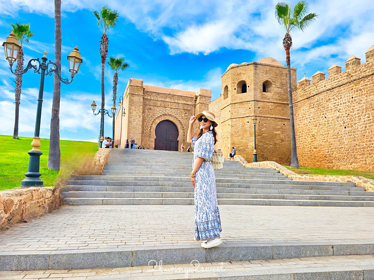 摩洛哥【拉巴特 Rabat】首都一日遊必訪景點：哈桑塔、穆罕默德五世陵墓、烏達雅城堡 @兔兒毛毛姊妹花