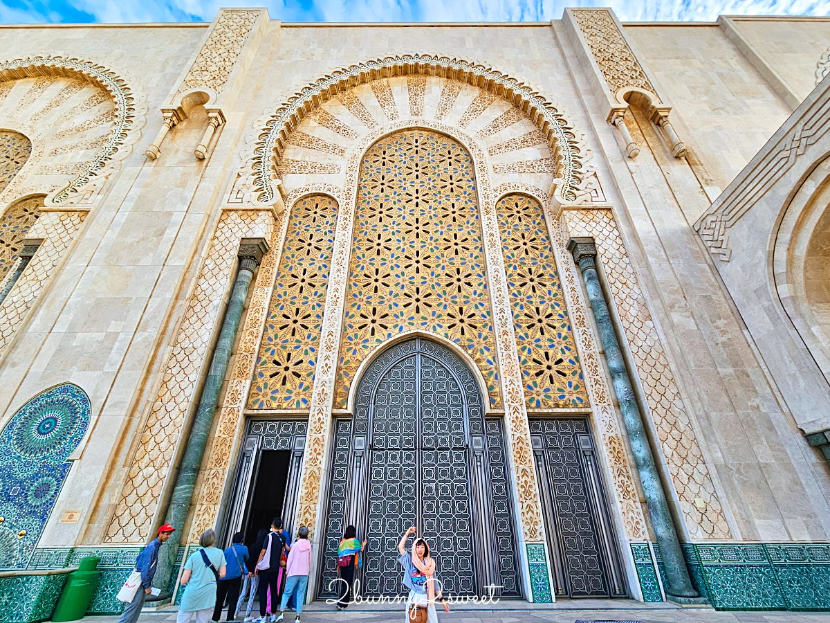 摩洛哥【哈桑二世清真寺 Hassan II Mosque】卡薩布蘭卡必訪壯麗海上清真寺 @兔兒毛毛姊妹花