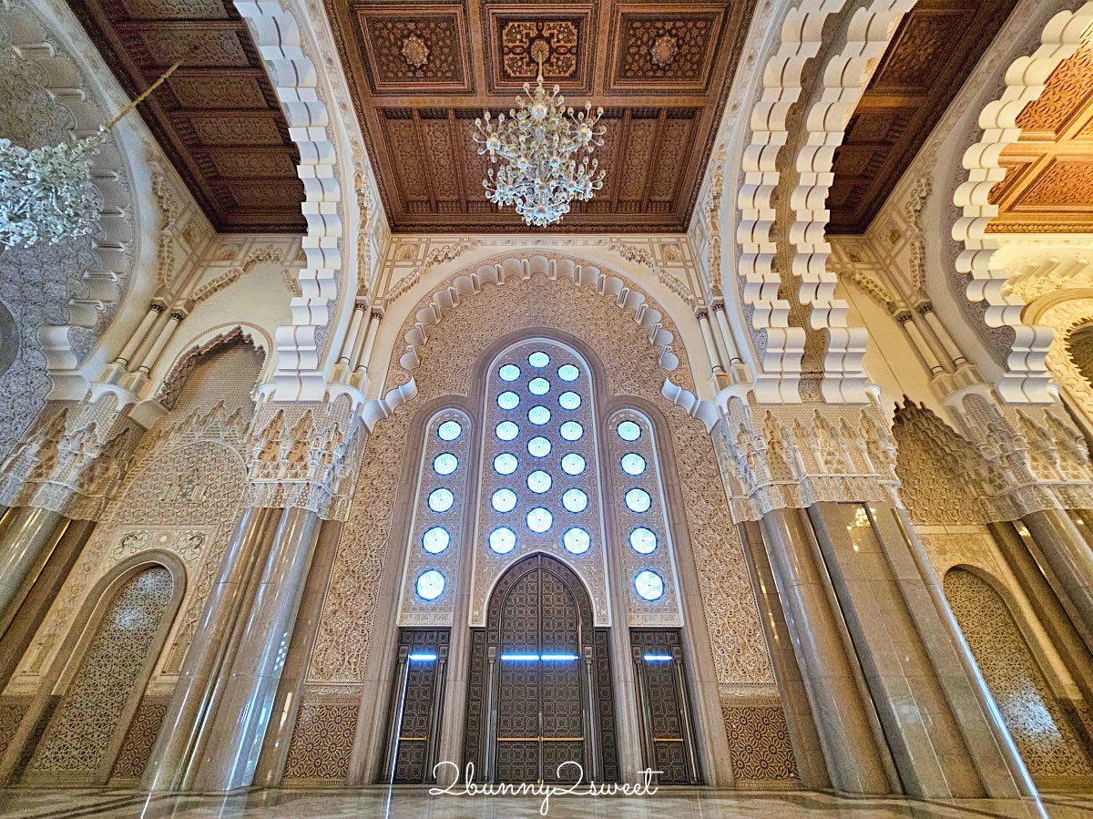 摩洛哥【哈桑二世清真寺 Hassan II Mosque】卡薩布蘭卡必訪壯麗海上清真寺 @兔兒毛毛姊妹花