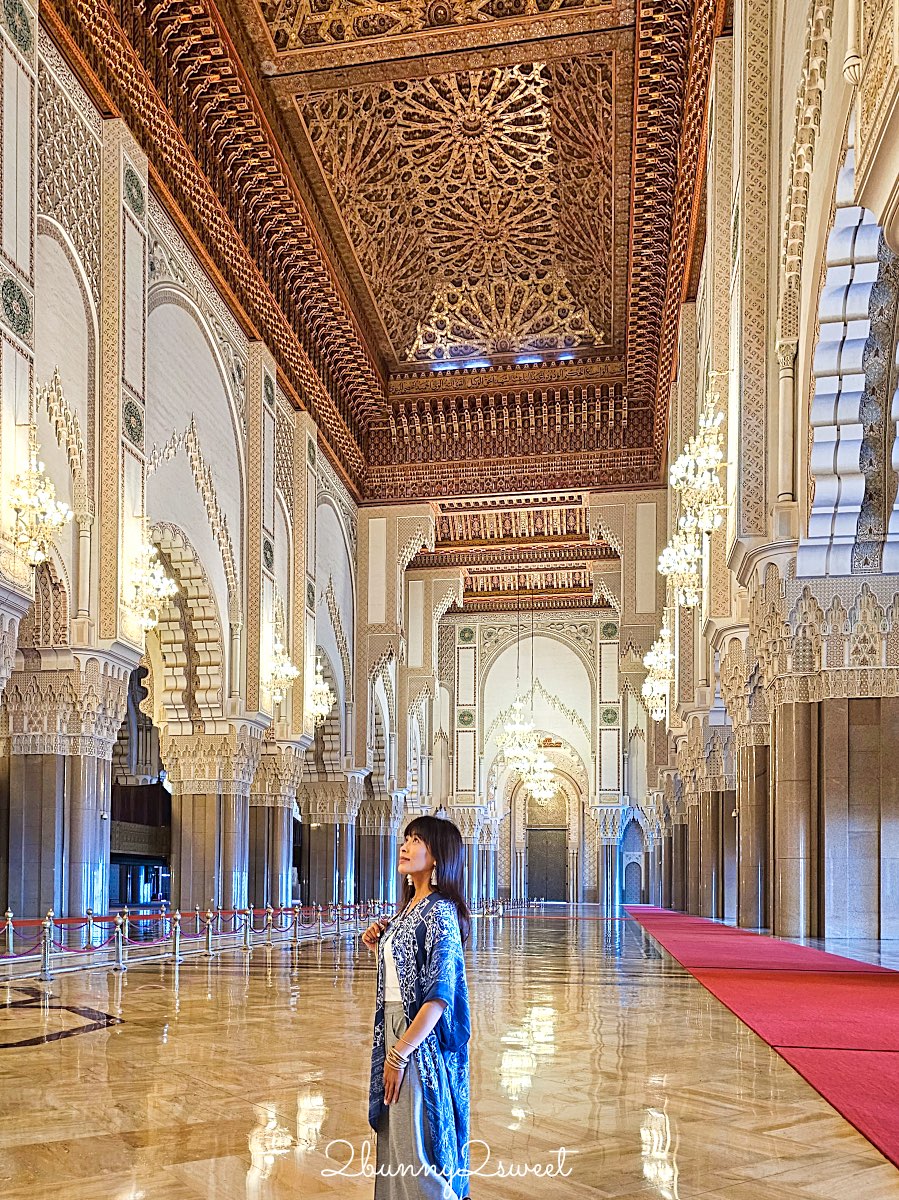 摩洛哥【哈桑二世清真寺 Hassan II Mosque】卡薩布蘭卡必訪壯麗海上清真寺 @兔兒毛毛姊妹花