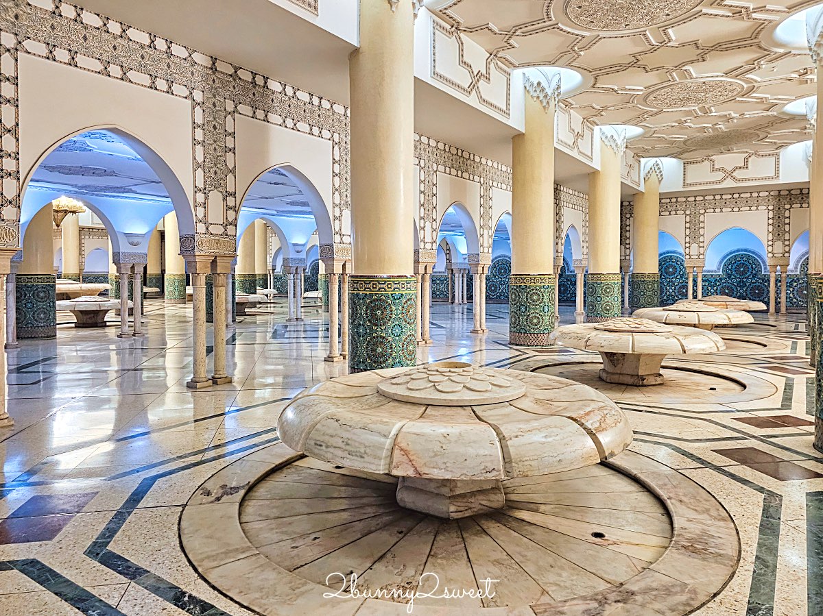 摩洛哥【哈桑二世清真寺 Hassan II Mosque】卡薩布蘭卡必訪壯麗海上清真寺 @兔兒毛毛姊妹花