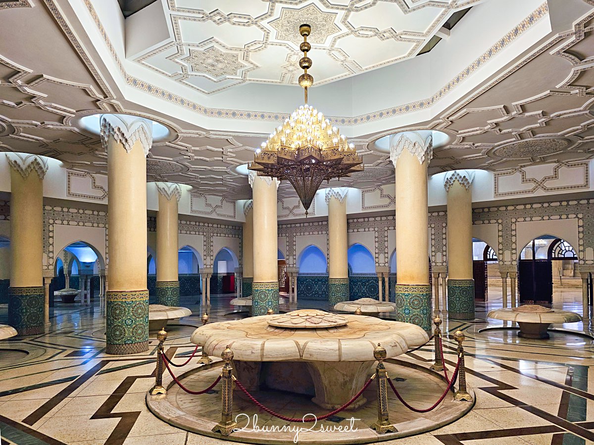 摩洛哥【哈桑二世清真寺 Hassan II Mosque】卡薩布蘭卡必訪壯麗海上清真寺 @兔兒毛毛姊妹花