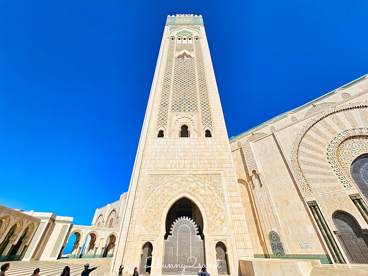 摩洛哥【哈桑二世清真寺 Hassan II Mosque】卡薩布蘭卡必訪壯麗海上清真寺 @兔兒毛毛姊妹花