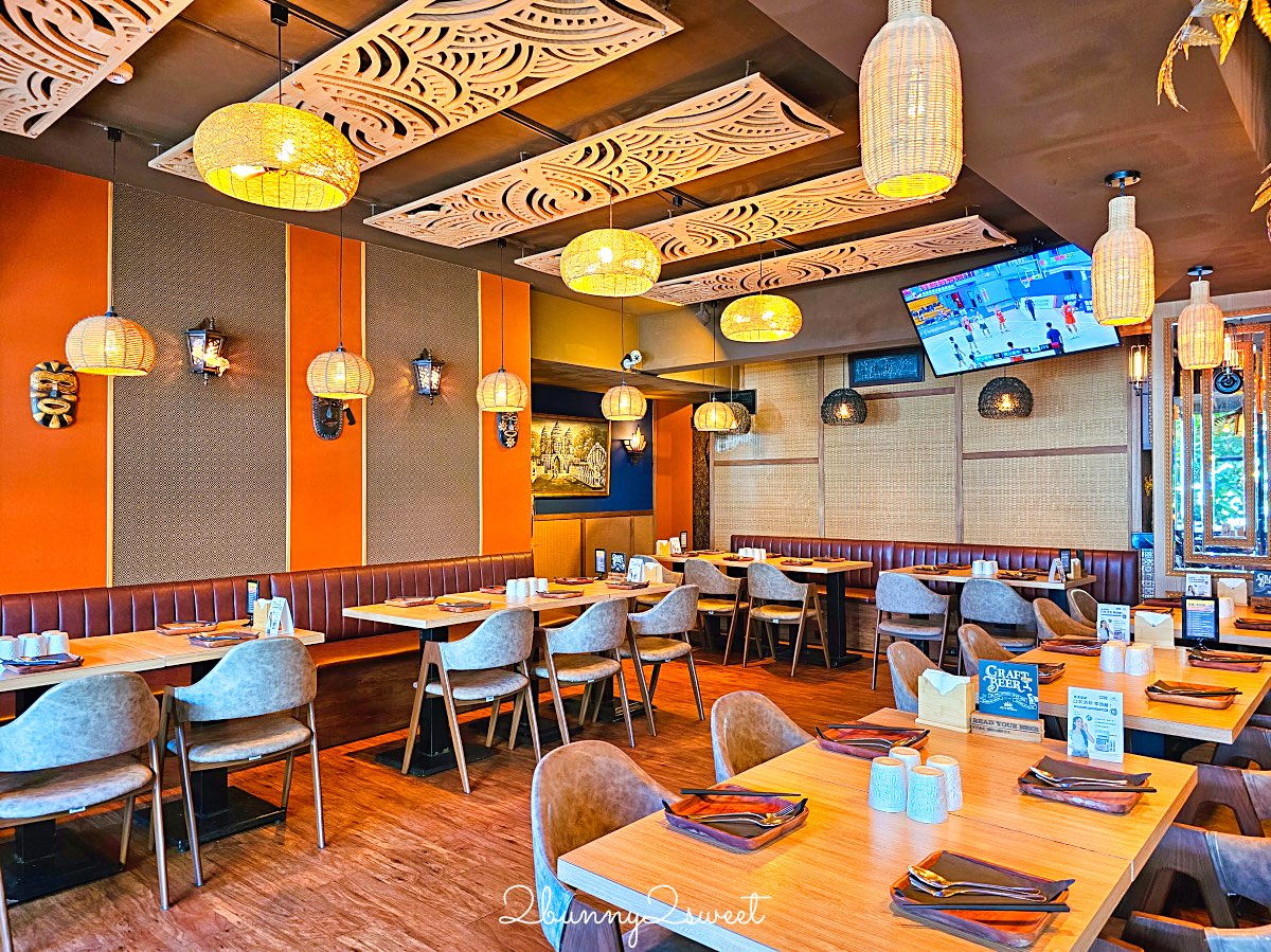 【ABV南洋餐酒館國館店】免出國吃正宗泰國菜配精釀啤酒，巨無霸火山排骨超霸氣 @兔兒毛毛姊妹花