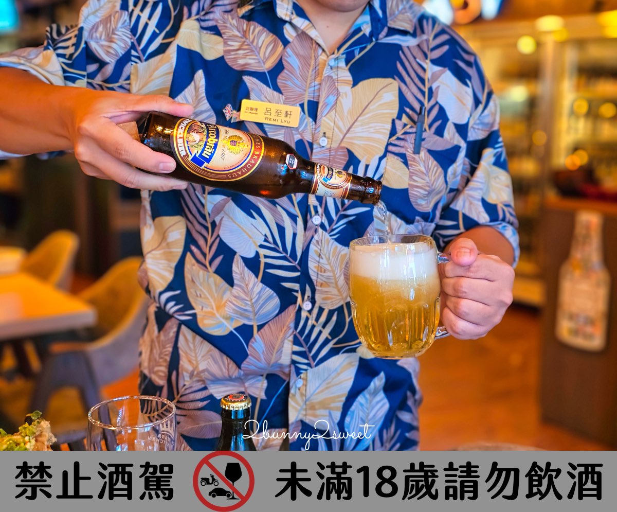 【ABV南洋餐酒館國館店】免出國吃正宗泰國菜配精釀啤酒，巨無霸火山排骨超霸氣 @兔兒毛毛姊妹花