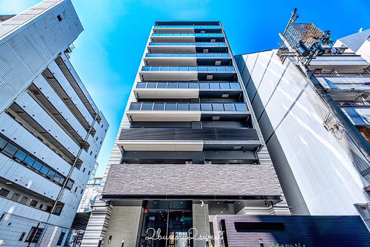 大阪全新開幕公寓式飯店【艾思利德酒店難波道頓堀東 ESLEAD HOTEL Namba Dotonbori East】大空間附廚房、洗衣機超便利！ @兔兒毛毛姊妹花