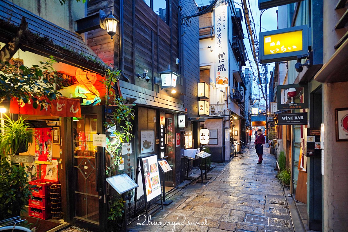 大阪美食【天婦羅天山】法善寺橫丁米其林等級天婦羅：現炸職人秀 × 嚴選旬味食材 × 二樓清酒吧 AWA 氛圍滿點！ @兔兒毛毛姊妹花